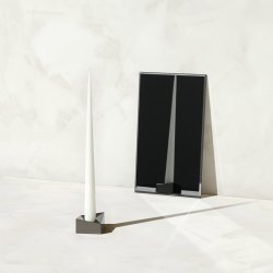 Stoff Nagel Reflect Lysestage - Sort Krom - Stor