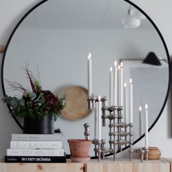 Stoff Nagel Uyuni LED Kertelys - Hvid - 2 Stk.