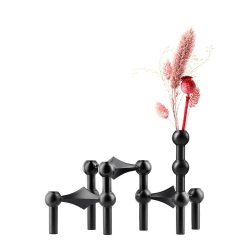 Stoff Nagel Vase - Sort