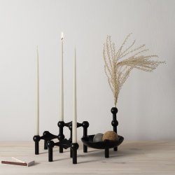 Stoff Nagel Vase - Sort