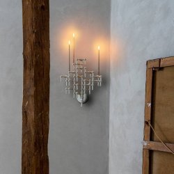 Stoff Nagel Wall Hanger - Krom