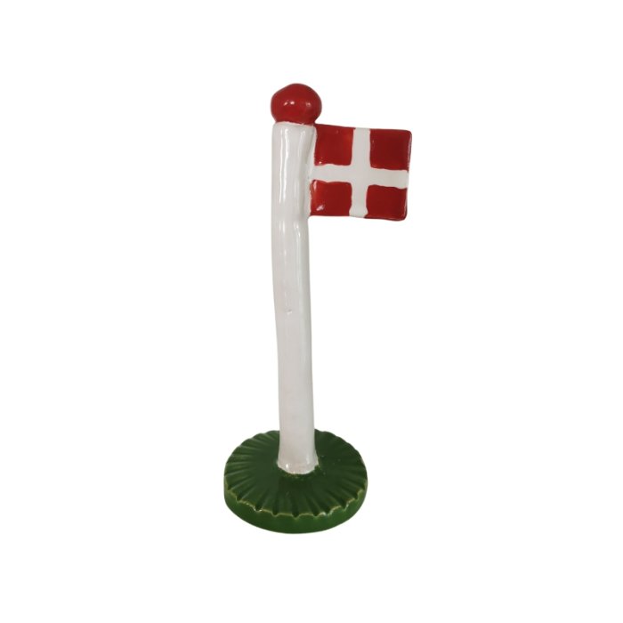 The Clay Play Klassisk Dannebrog Bordflag Fresh Grass 14-18 cm