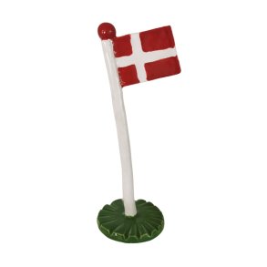 The Clay Play Klassisk Dannebrog Bordflag Fresh Grass 18-23 cm