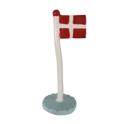 The Clay Play Klassisk Dannebrog Bordflag Summer Blue 18-23 cm