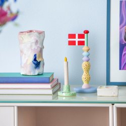 The Clay Play PASHTEL Bordflag i Tr