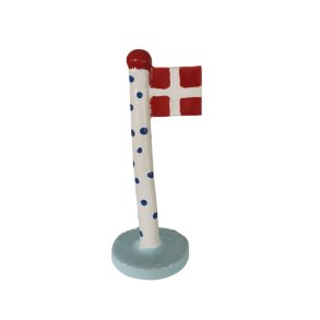 The Clay Play Polka Dot Bordflag Summer Blue 14-18 cm