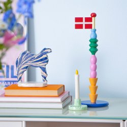 The Clay Play TALLY Bordflag i Tr