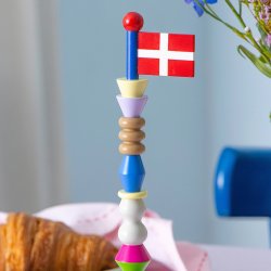 The Clay Play TOSSI Bordflag i Tr