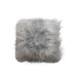 The Organic Sheep Lammeskinds Pude - 45 x 45 cm - Gr