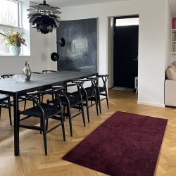 Tica Copenhagen Gulvm�tte Bordeaux 90x200 cm