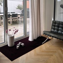 Tica Copenhagen Gulvm�tte Bordeaux 90x200 cm