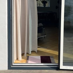 Tica Copenhagen Gulvm�tte Stripes Horisontal Bordeaux/Rose/Sand 40x60 cm