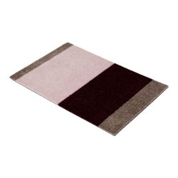 Tica Copenhagen Gulvm�tte Stripes Horisontal Bordeaux/Rose/Sand 40x60 cm