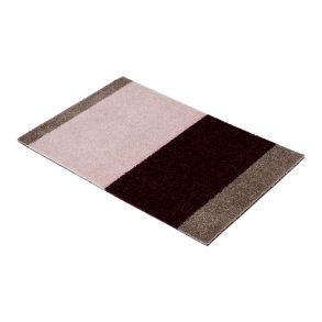 Tica Copenhagen Gulvm�tte Stripes Horisontal Bordeaux/Rose/Sand 40x60 cm