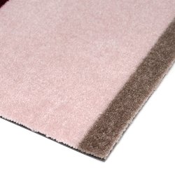 Tica Copenhagen Gulvm�tte Stripes Horisontal Bordeaux/Rose/Sand 60x90 cm