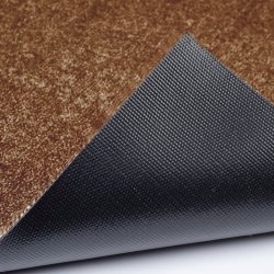 Tica Copenhagen Gulvm�tte Stripes Horisontal Cognac/M�rkebrun/Sort 40x60 cm