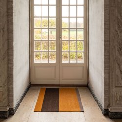 Tica Copenhagen Gulvm�tte Stripes Horisontal - Dijon/Brun/Sand 60x90 cm