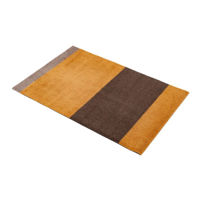 Tica Copenhagen Gulvm�tte Stripes Horisontal - Dijon/Brun/Sand 60x90 cm