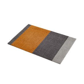 Tica Copenhagen Gulvm�tte Stripes Horisontal - Lys Gr�/Gr�/Dijon 40x60 cm