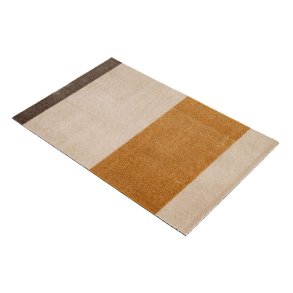 Tica Copenhagen Gulvm�tte Stripes Horisontal Ivory/Dijon/Brun 60x90 cm