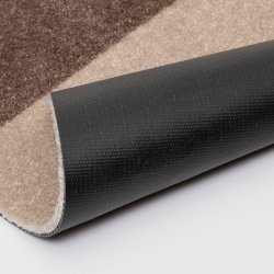 Tica Copenhagen Gulvm�tte Stripes Horisontal Ivory/Sand/Bl� 60x90 cm