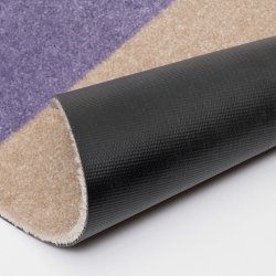Tica Copenhagen Gulvm�tte Stripes Horisontal Lilla/Ivory/Gr�n 60x90 cm