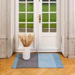 Tica Copenhagen Gulvm�tte Stripes Horisontal Lys/St�vet Bl�/St�lgr� 67x120 cm