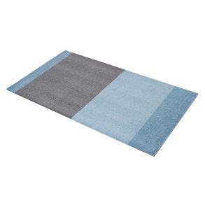 Tica Copenhagen Gulvm�tte Stripes Horisontal Lys/St�vet Bl�/St�lgr� 67x120 cm