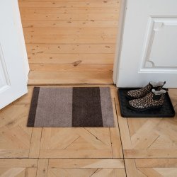 Tica Copenhagen Gulvm�tte Stripes Horisontal Sand/Brun 40x60 cm