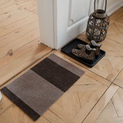 Tica Copenhagen Gulvm�tte Stripes Horisontal Sand/Brun 40x60 cm
