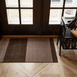 Tica Copenhagen Gulvm�tte Stripes Horisontal Sand/Brun 60x90 cm