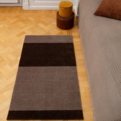 Tica Copenhagen Gulvm�tte Stripes Horisontal Sand/Brun 67x120 cm