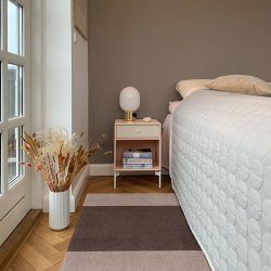 Tica Copenhagen Gulvm�tte Stripes Horisontal Sand/Brun 67x120 cm