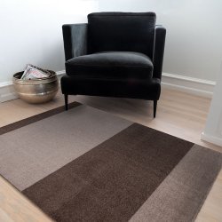 Tica Copenhagen Gulvm�tte Stripes Horisontal Sand/Brun 90x130 cm