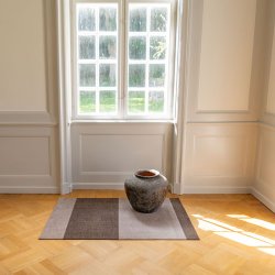Tica Copenhagen Gulvm�tte Stripes Horisontal Sand/Brun 90x130 cm