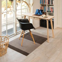 Tica Copenhagen Gulvm�tte Stripes Horisontal Sand/Brun 90x130 cm