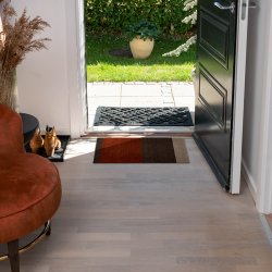Tica Copenhagen Gulvm�tte Stripes Horisontal Sand/Brun/Terrakotta 40x60 cm