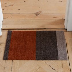 Tica Copenhagen Gulvm�tte Stripes Horisontal Sand/Brun/Terrakotta 40x60 cm