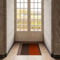 Tica Copenhagen Gulvm�tte Stripes Horisontal Sand/Brun/Terrakotta 60x90 cm