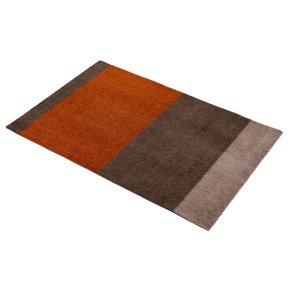Tica Copenhagen Gulvm�tte Stripes Horisontal Sand/Brun/Terrakotta 60x90 cm