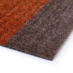 Tica Copenhagen Gulvm�tte Stripes Horisontal Sand/Brun/Terrakotta 67x120 cm