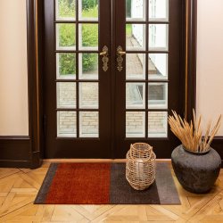 Tica Copenhagen Gulvm�tte Stripes Horisontal Sand/Brun/Terrakotta 67x120 cm