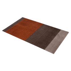 Tica Copenhagen Gulvm�tte Stripes Horisontal Sand/Brun/Terrakotta 67x120 cm