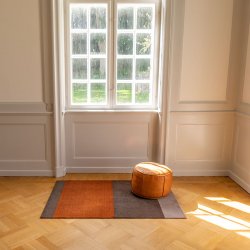 Tica Copenhagen Gulvm�tte Stripes Horisontal Sand/Brun/Terrakotta 90x130 cm