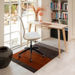 Tica Copenhagen Gulvm�tte Stripes Horisontal Sand/Brun/Terrakotta 90x130 cm