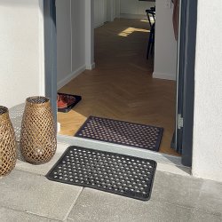 Tica Copenhagen Gulvm�tte Dot Gr�bl�/Sand 40x60cm