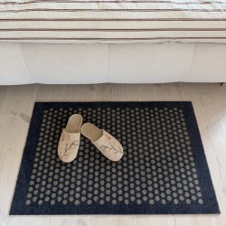 Tica Copenhagen Gulvm�tte Dot Gr�bl�/Sand 60x90cm