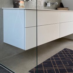 Tica Copenhagen Gulvm�tte Lines Gr�bl�/Sand 60x90cm