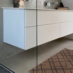 Tica Copenhagen Gulvm�tte Lines Sand/Gr�bl� 60x90cm