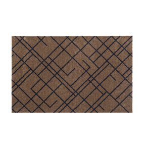 Tica Copenhagen Gulvm�tte Lines Sand/Gr�bl� 60x90cm